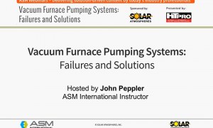 What are some vacuum furnace pumping system failures and their solutions?
