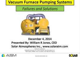 What are some common vacuum furnace pumping system failures and their solutions?